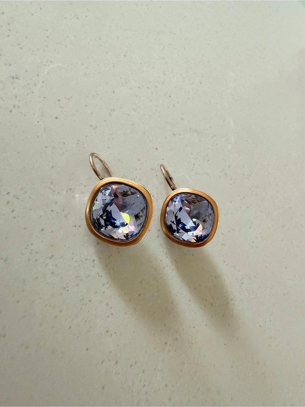 Brighton Lavender Gemstone Drop Earrings - Like New